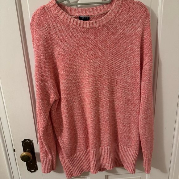torrid Sweaters - Torrid pink Crew Neck Sweater